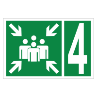 Знак безопасности 4.23 Место сбора